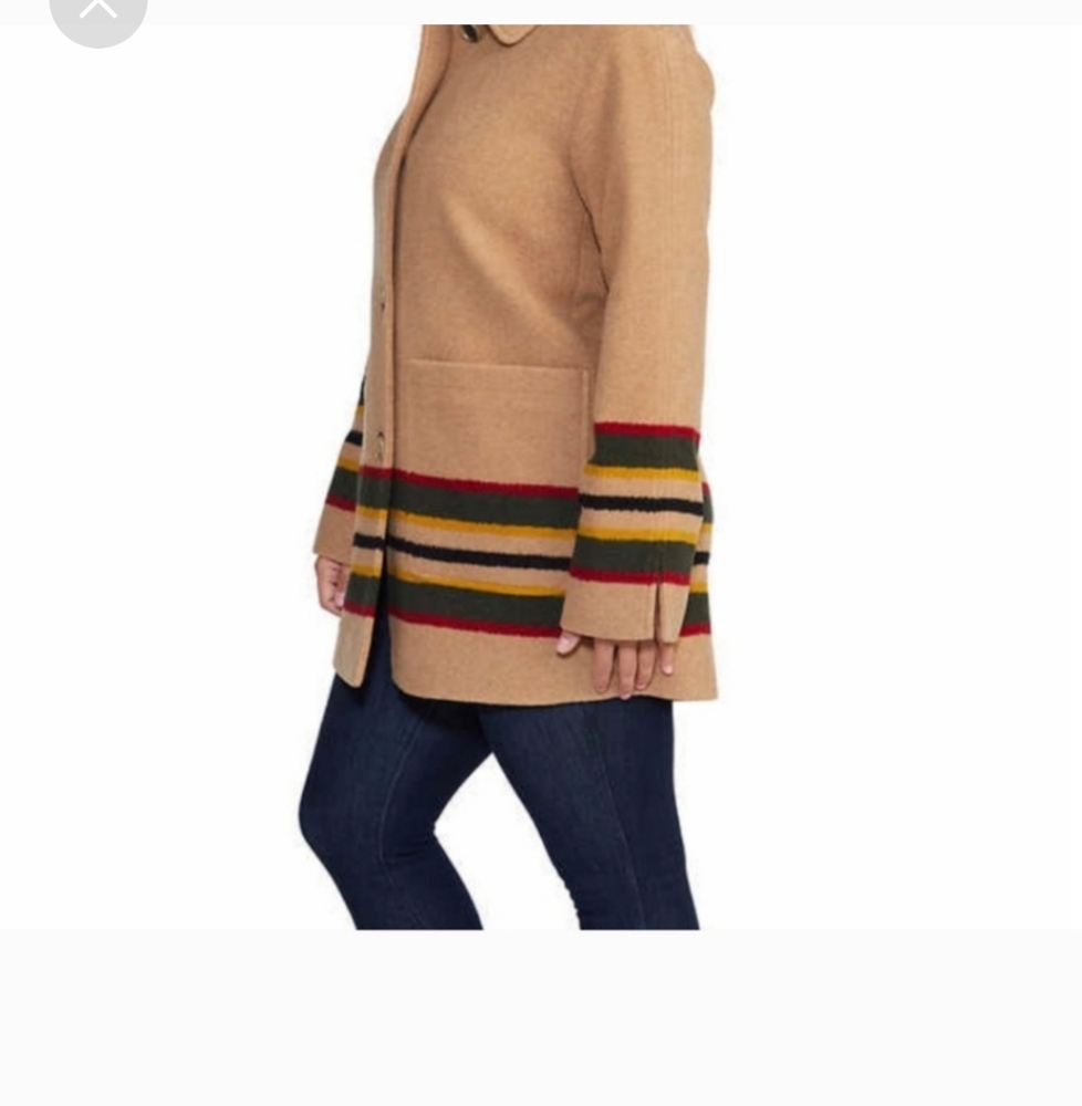 Pendleton Wool Topper Coat, NWT - Picture 3 of 8